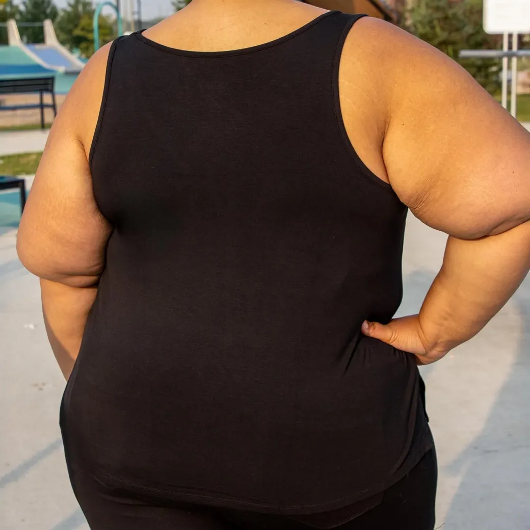 Bamboo Lounge Vest - Black