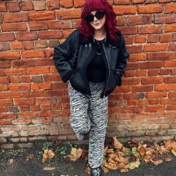 Bessie Aviator Jacket - Black