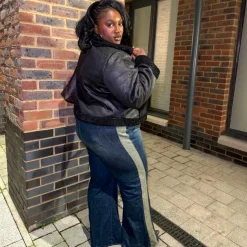 Bessie Aviator Jacket - Black