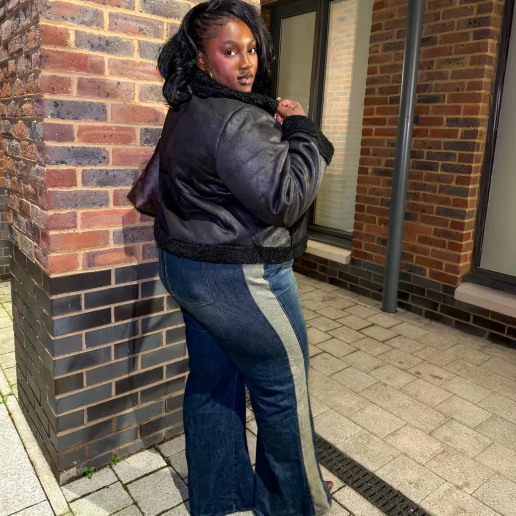 Bessie Aviator Jacket - Black