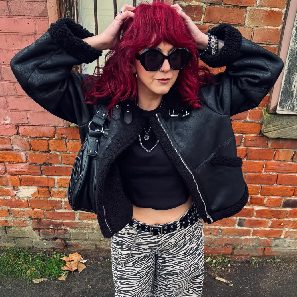 Bessie Aviator Jacket - Black