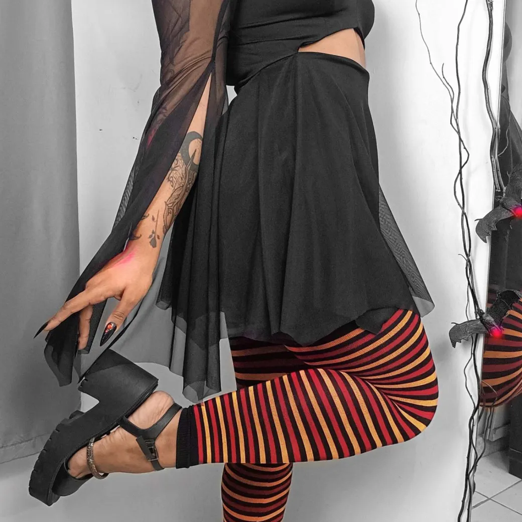 Cinnabar Footless Tights - Arctinae