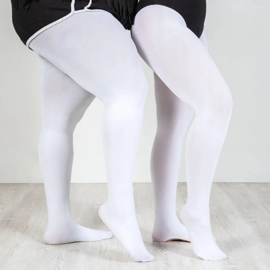 Convertible Dance Tights - White