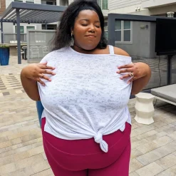 Debbie Off Shoulder Tee - White