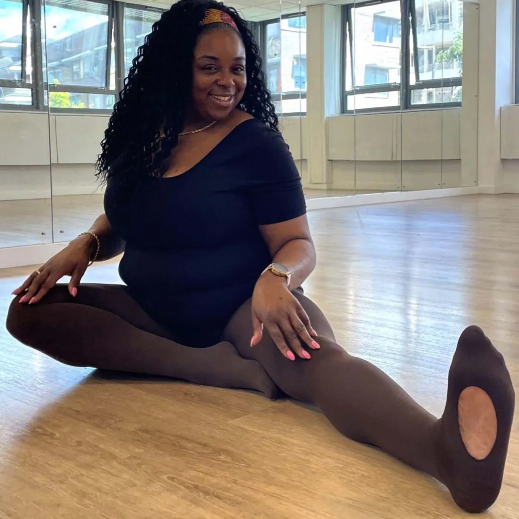 120 Denier Convertible Dance Tights - Hot Chocolate
