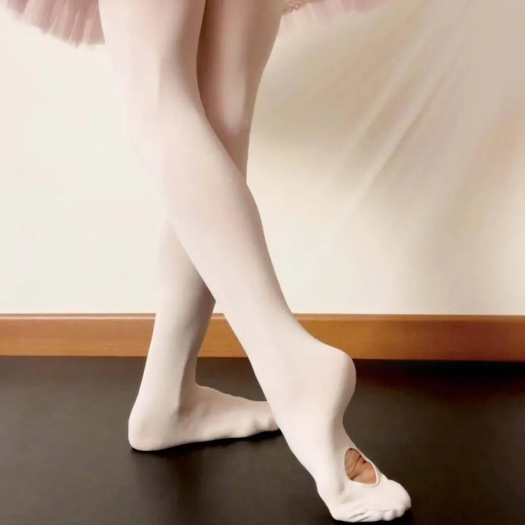 120 Denier Convertible Dance Tights - Pink