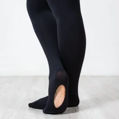 120 Denier Convertible Dance Tights - Black