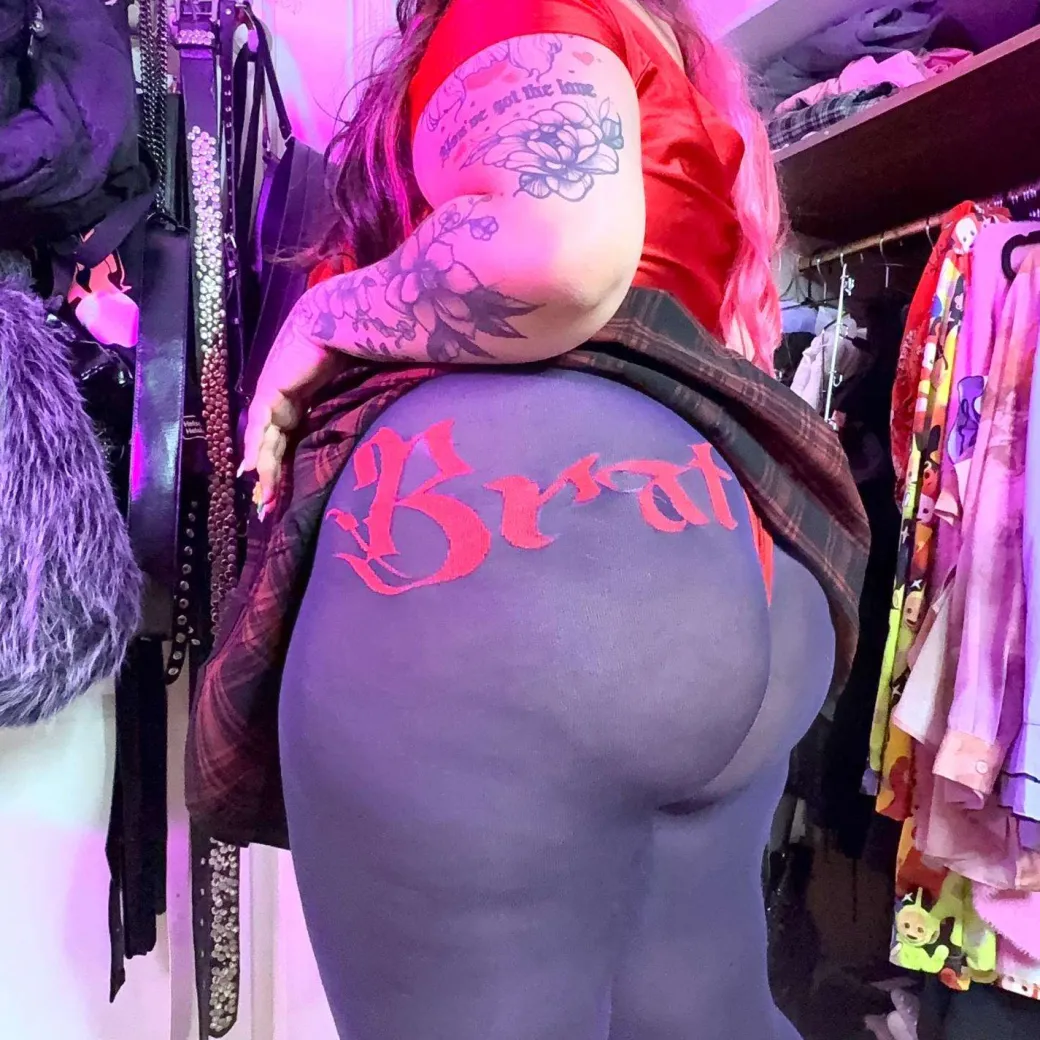 80 Denier Crotchless Tights - Brat