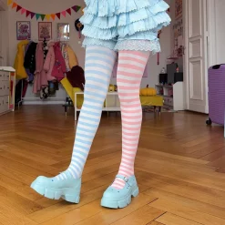 80 Denier Duo Tights - Blush Breeze
