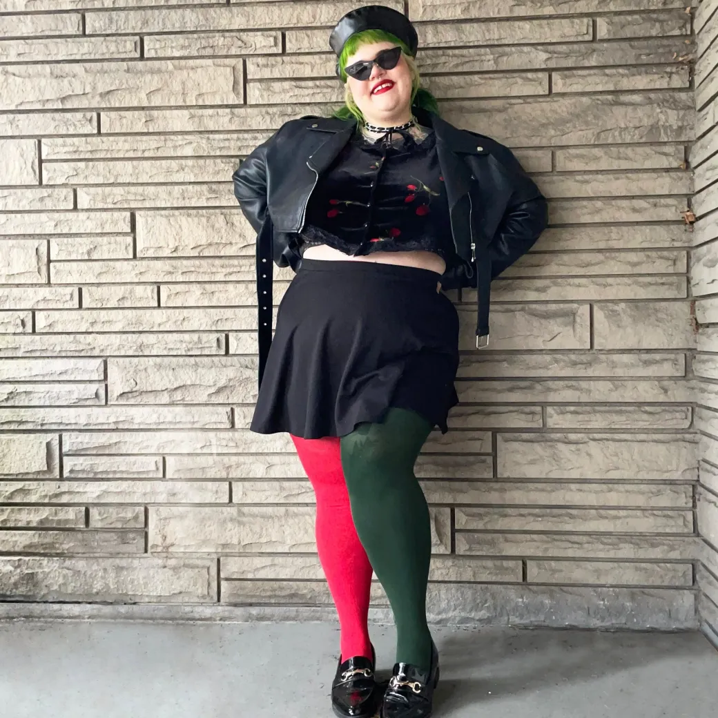 80 Denier Duo Tights - Bottled Delight