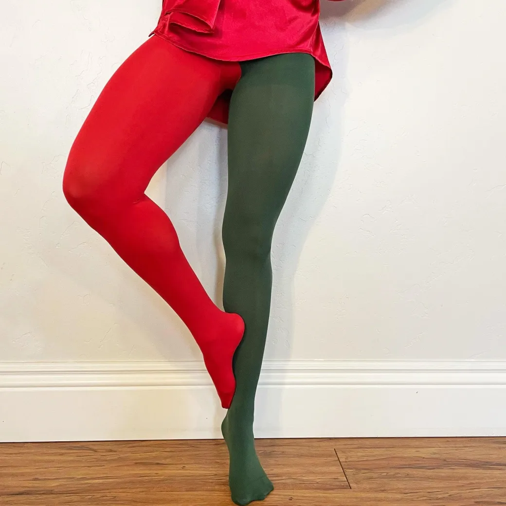 80 Denier Duo Tights - Bottled Delight