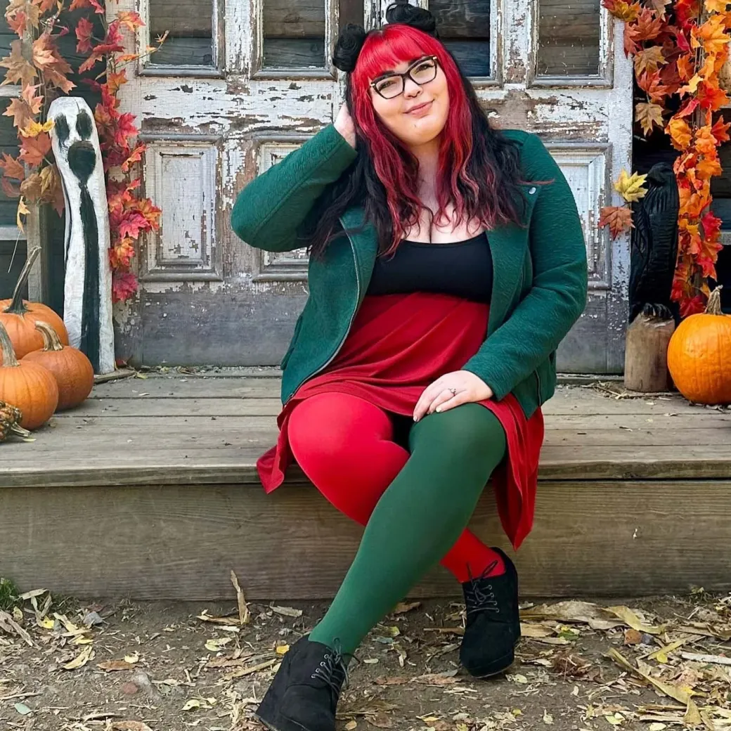 80 Denier Duo Tights - Bottled Delight