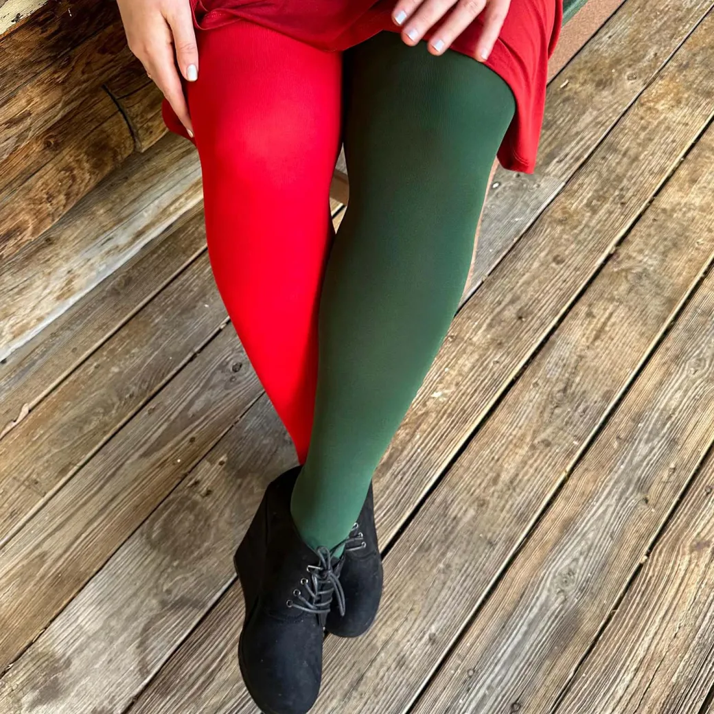 80 Denier Duo Tights - Bottled Delight