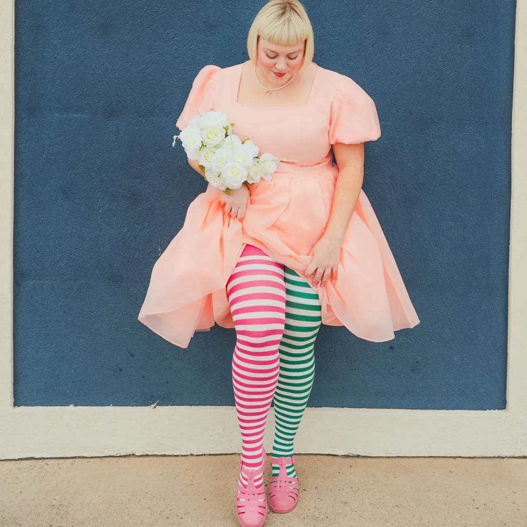 80 Denier Duo Tights - Sweet Pea