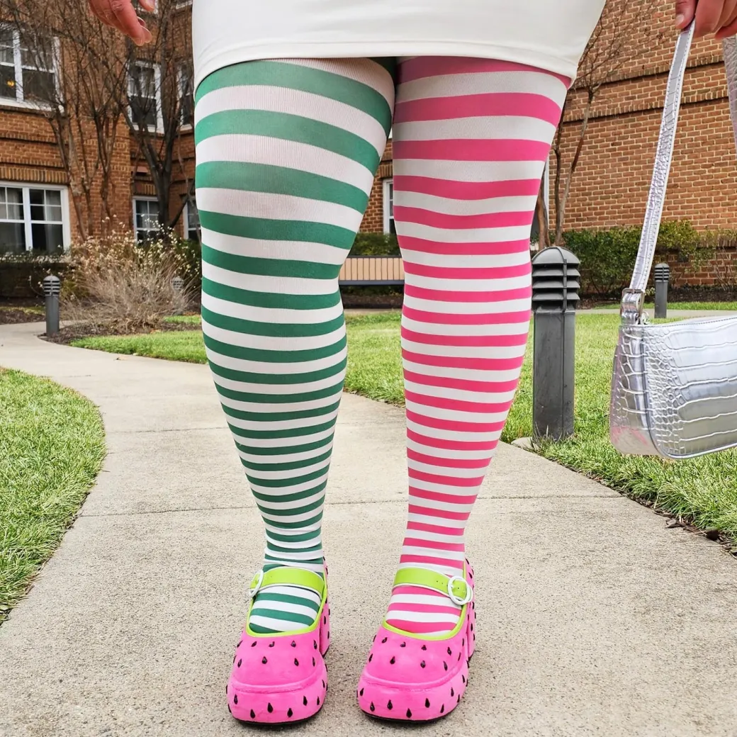 80 Denier Duo Tights - Sweet Pea