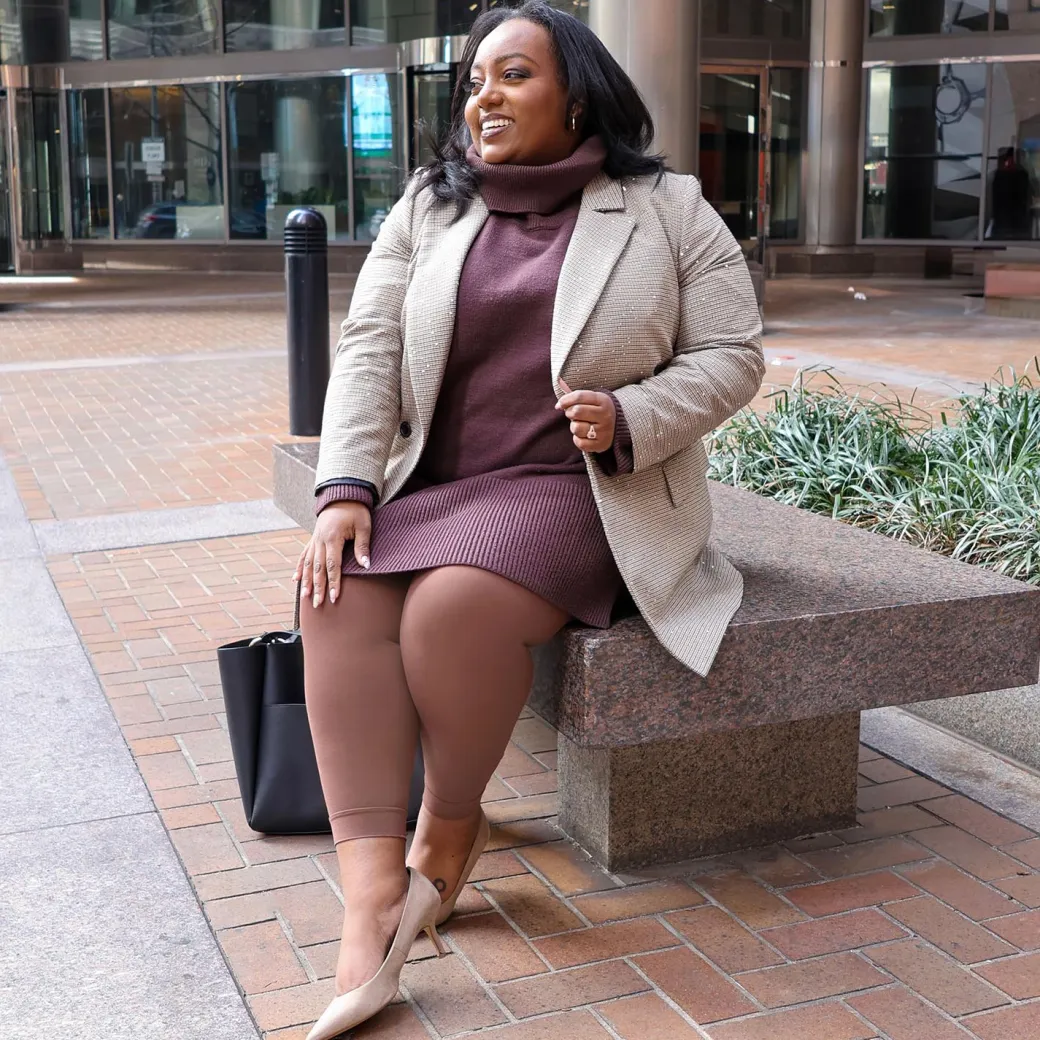 80 Denier Footless Tights - Divine