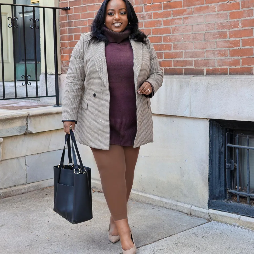 80 Denier Footless Tights - Divine