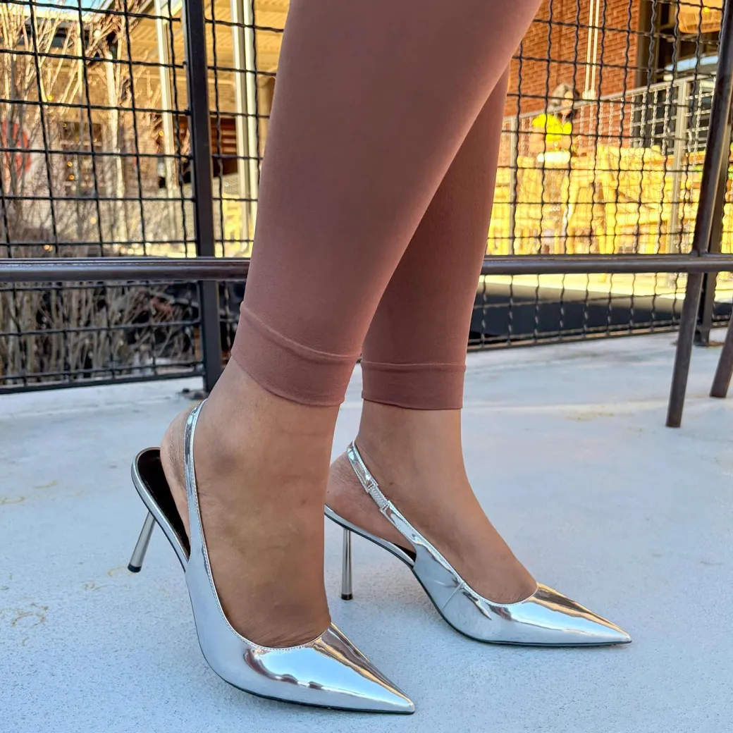 80 Denier Footless Tights - Divine