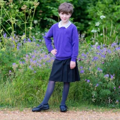 50 Denier Kids Tights - Slate Grey