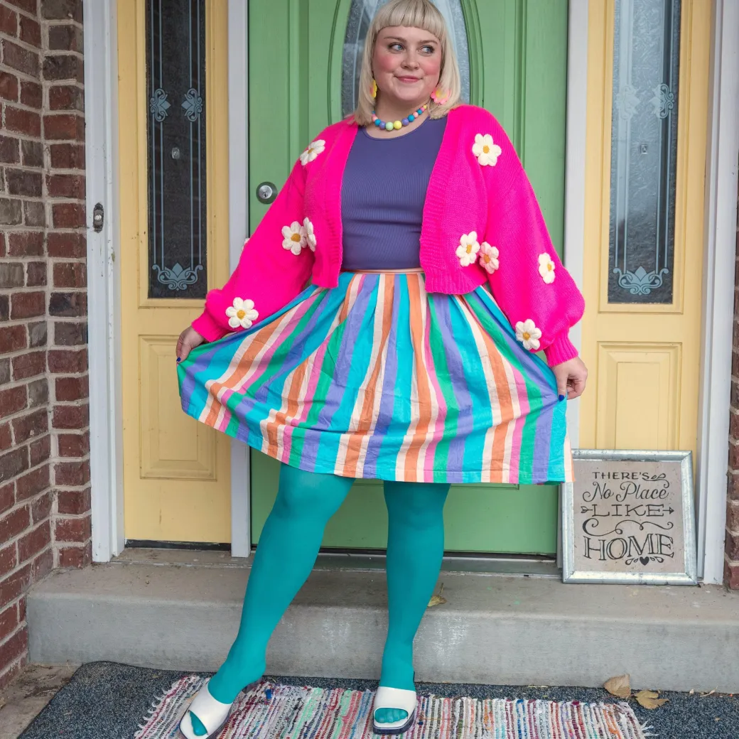 80 Denier Opaque Tights - Beach Bum