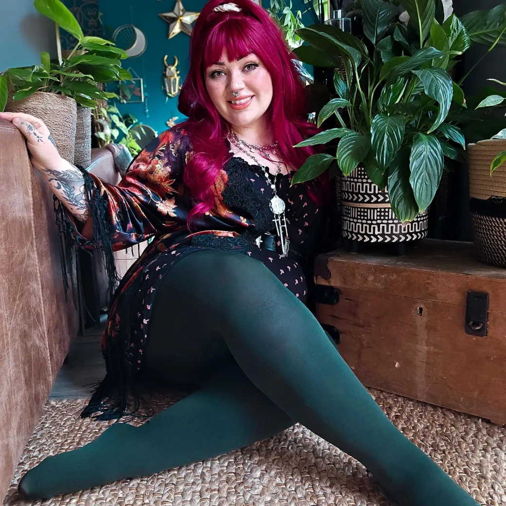 80 Denier Opaque Tights - Crocodile