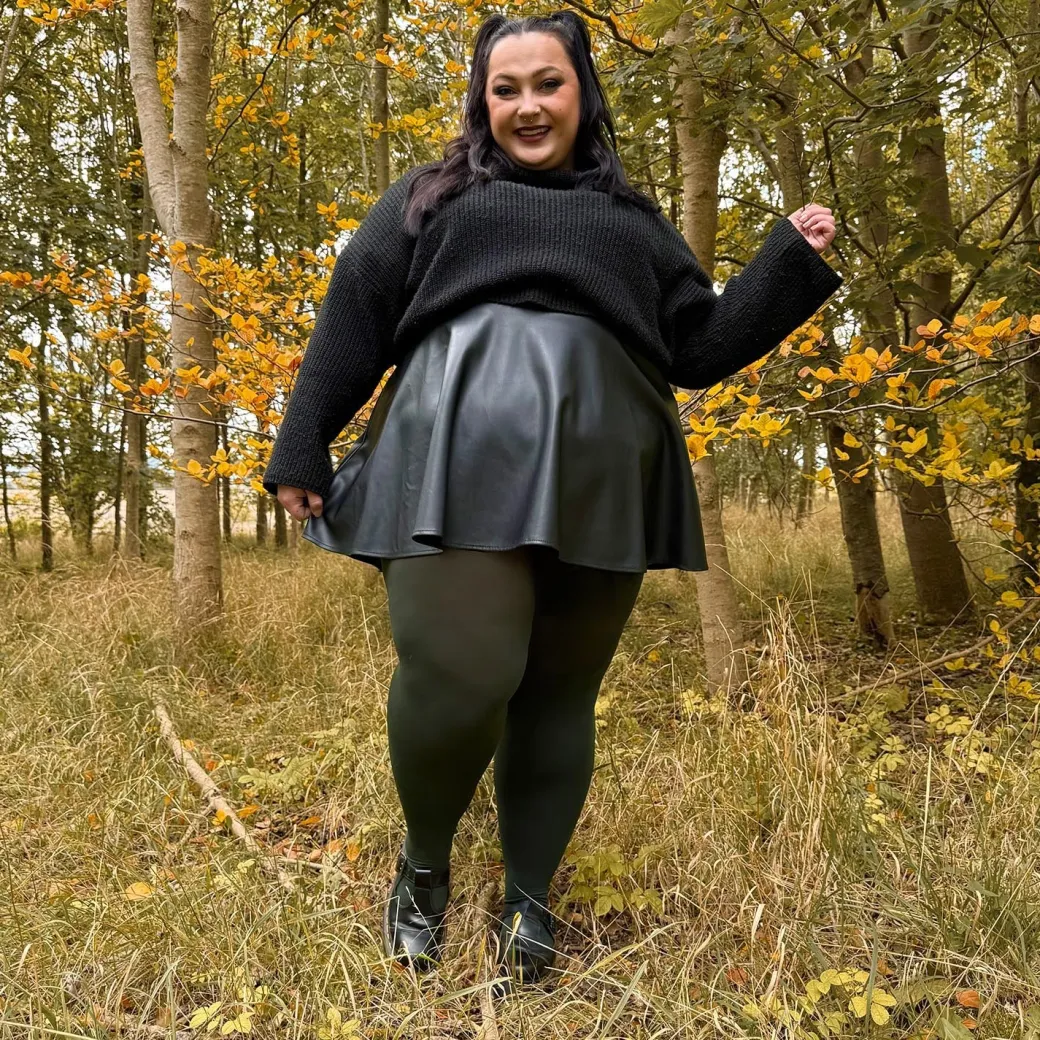 80 Denier Opaque Tights - Crocodile