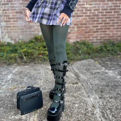 80 Denier Opaque Tights - Crocodile