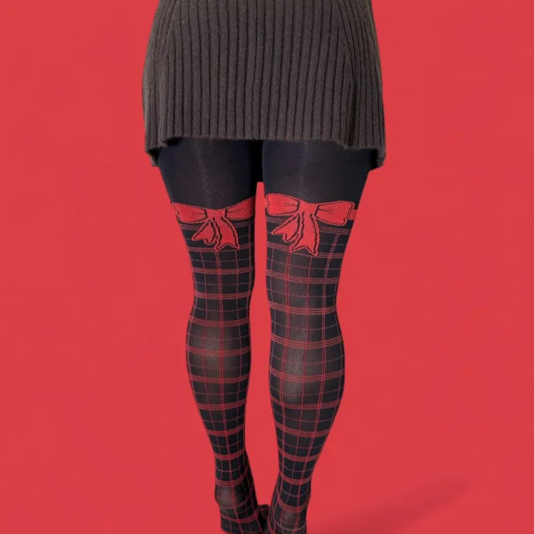 80 Denier Opaque Tights - Gift Wrapped