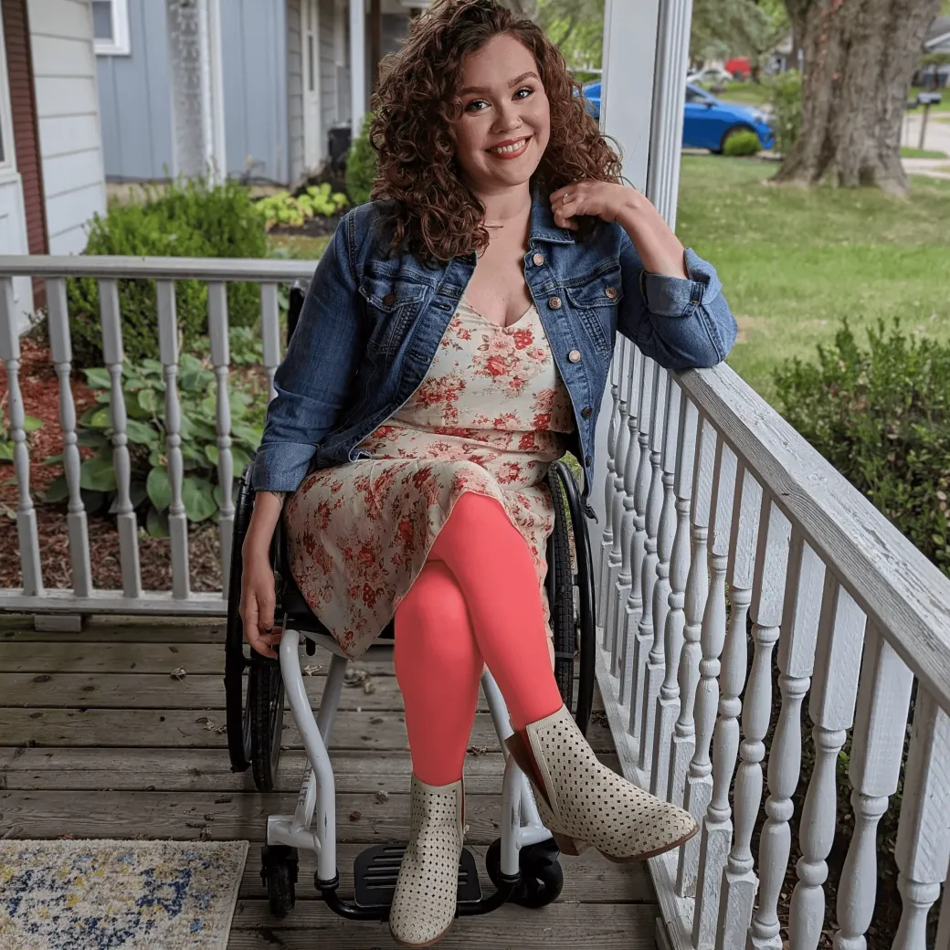 80 Denier Opaque Tights - Peach Party