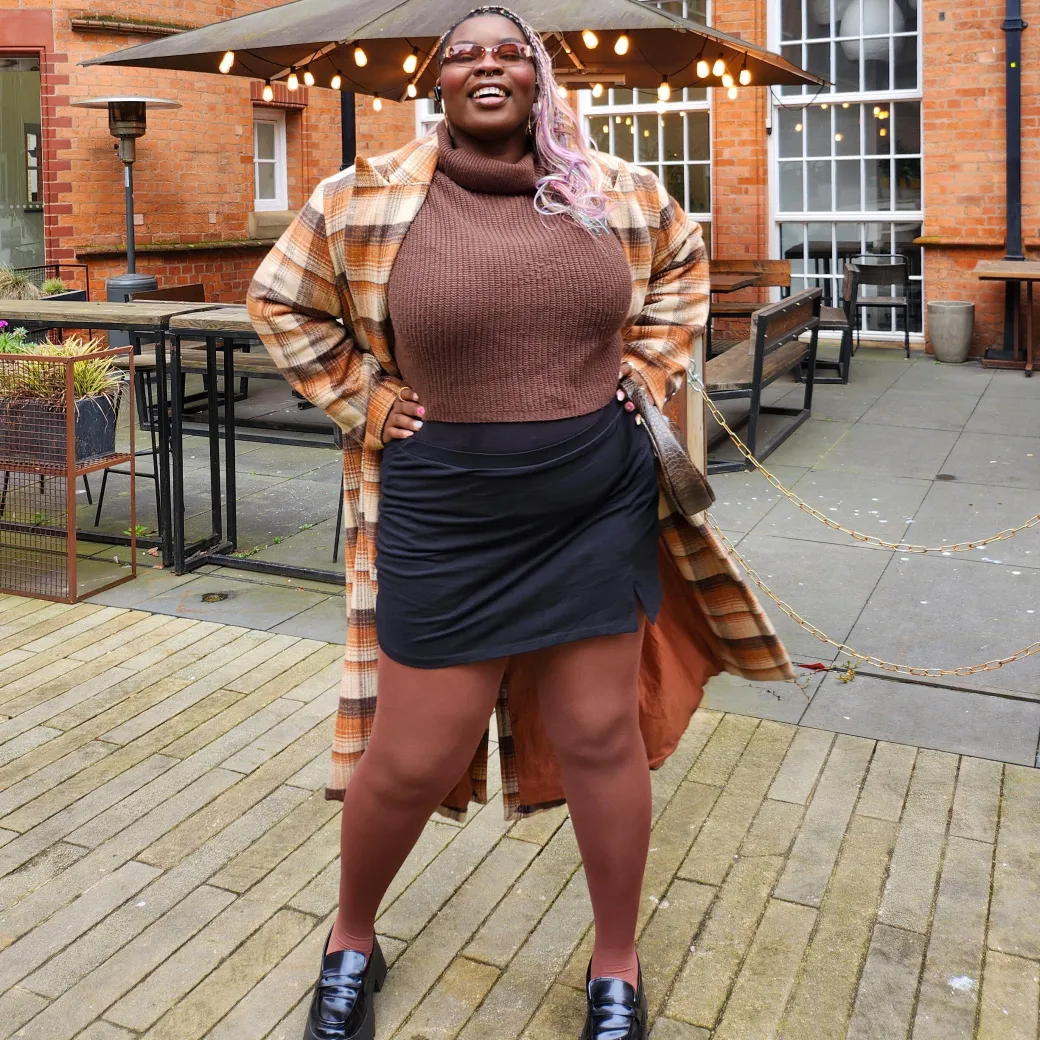 80 Denier Opaque Tights - Peonies