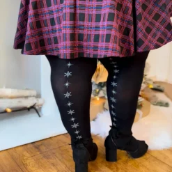 80 Denier Opaque Tights - Starlight Seam