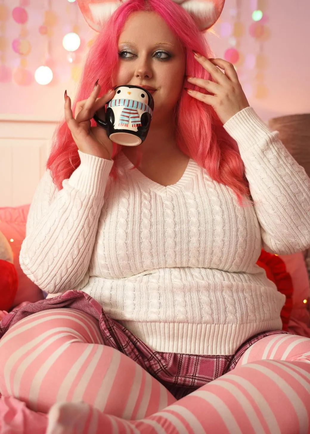 80 Denier Opaque Tights - Sugar Plum