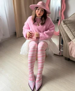 80 Denier Opaque Tights - Sugar Plum
