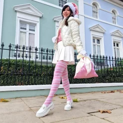 80 Denier Opaque Tights - Sugar Plum