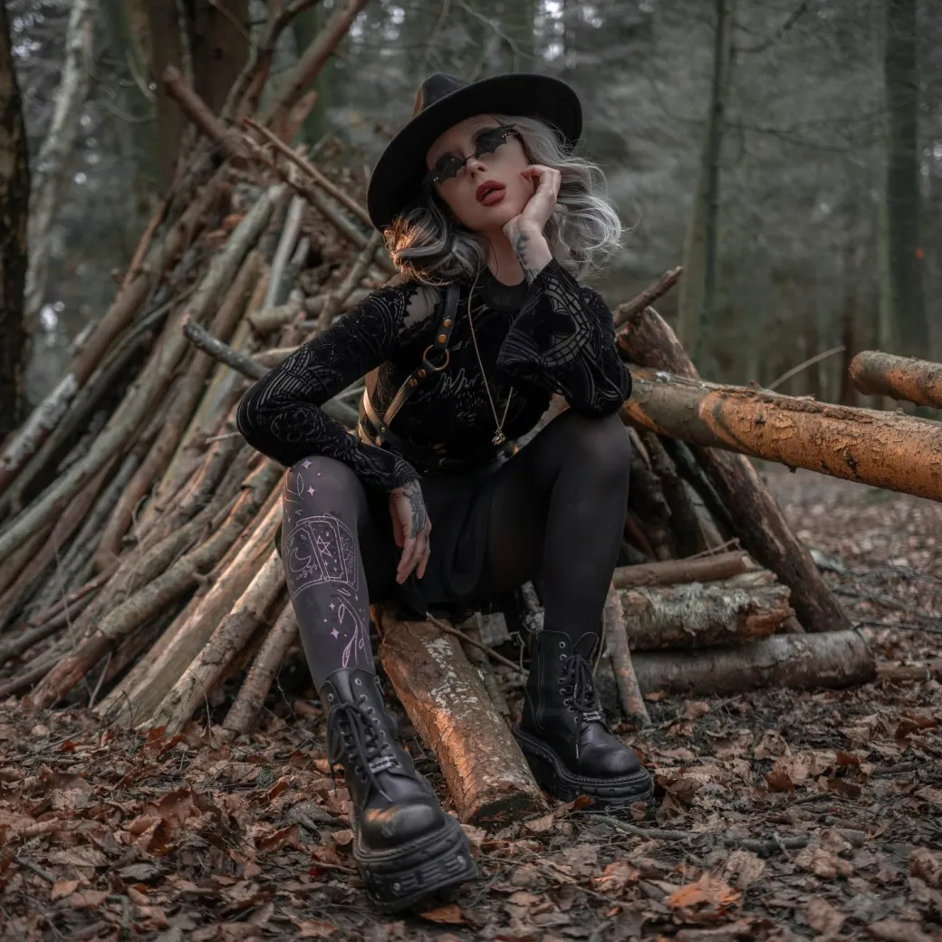 80 Denier Opaque Tights - Tarot
