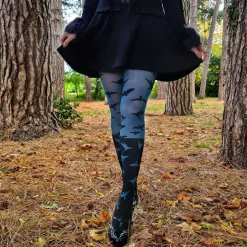 80 Denier Opaque Tights - The Birds