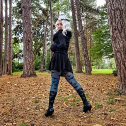 80 Denier Opaque Tights - The Birds