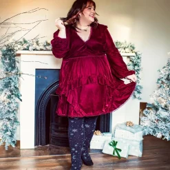 80 Denier Opaque Tights - Winter Solstice