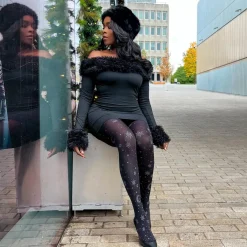 80 Denier Opaque Tights - Winter Solstice