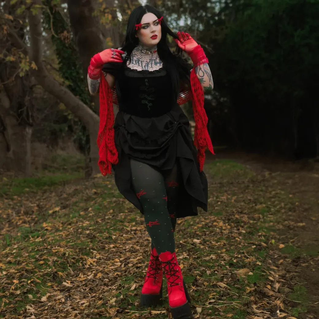 80 Denier Opaque Tights - Woodland Magick
