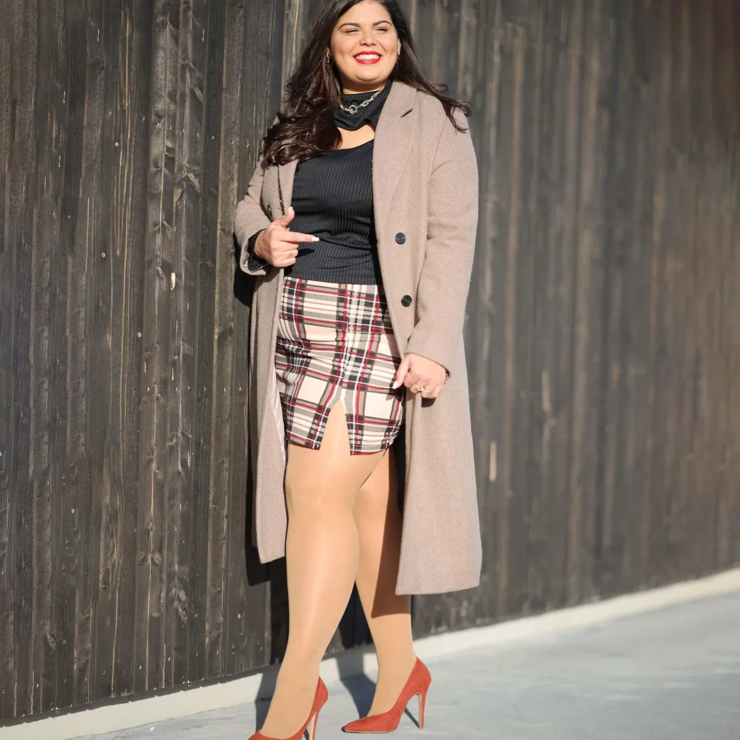 50 Denier Semi-Opaque Tights - Caramel Latte