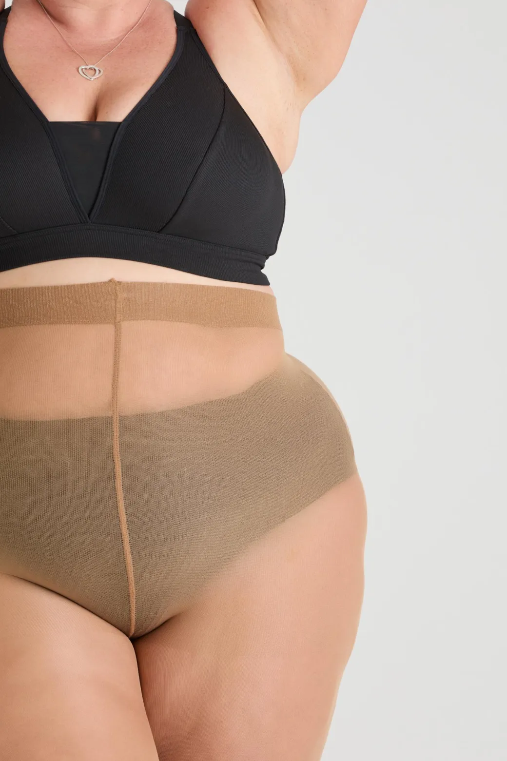 50 Denier Semi-Opaque Tights - Caramel Latte