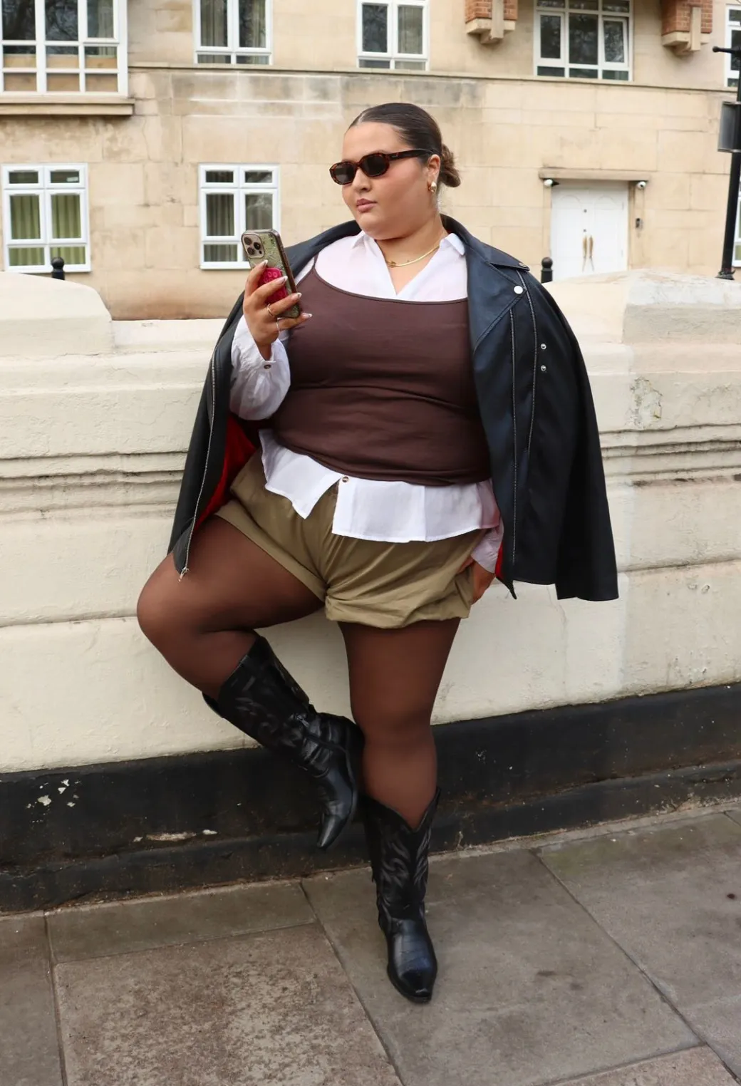 50 Denier Semi-Opaque Tights - Hot Chocolate