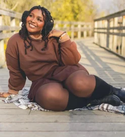 50 Denier Semi-Opaque Tights - Hot Chocolate
