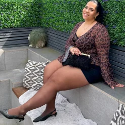 30 Denier Sheer Halo Tights - Praline