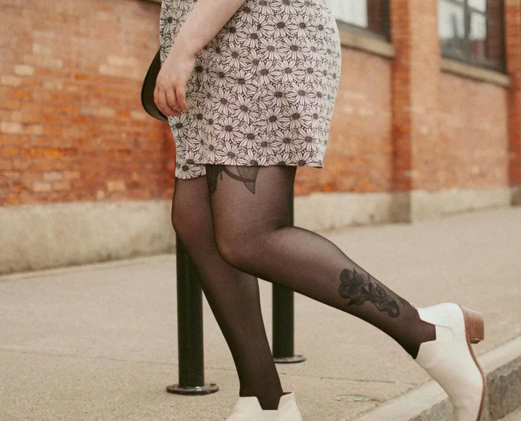 30 Denier Sheer Tights - Liquorice Black