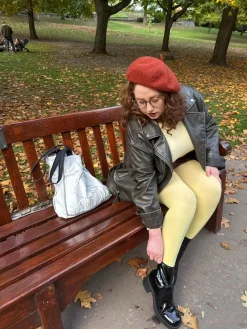 120 Denier Super-Opaque Tights - Butter