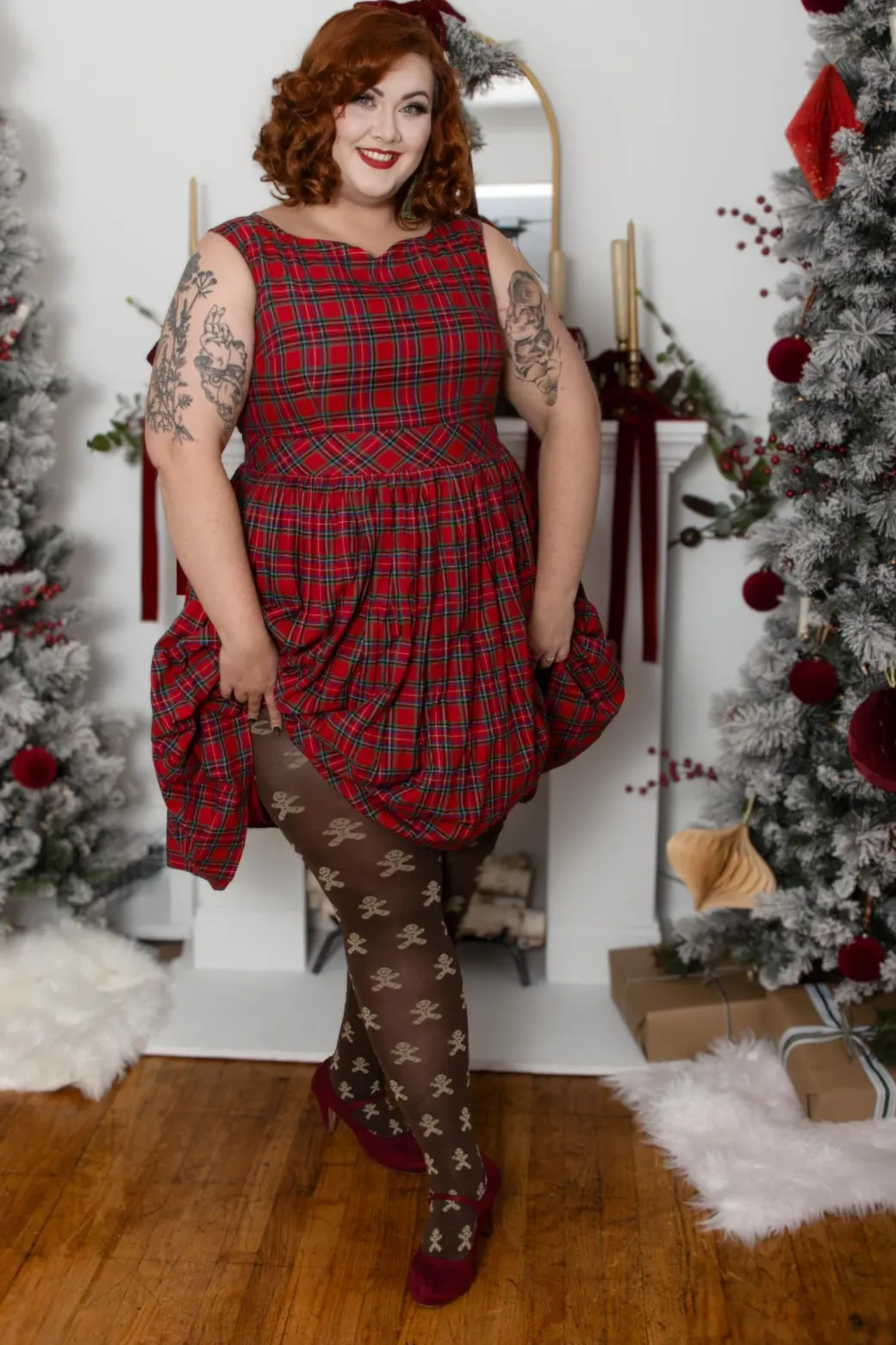 120 Denier Tights - Can't Catch Me - Hot Chocolate