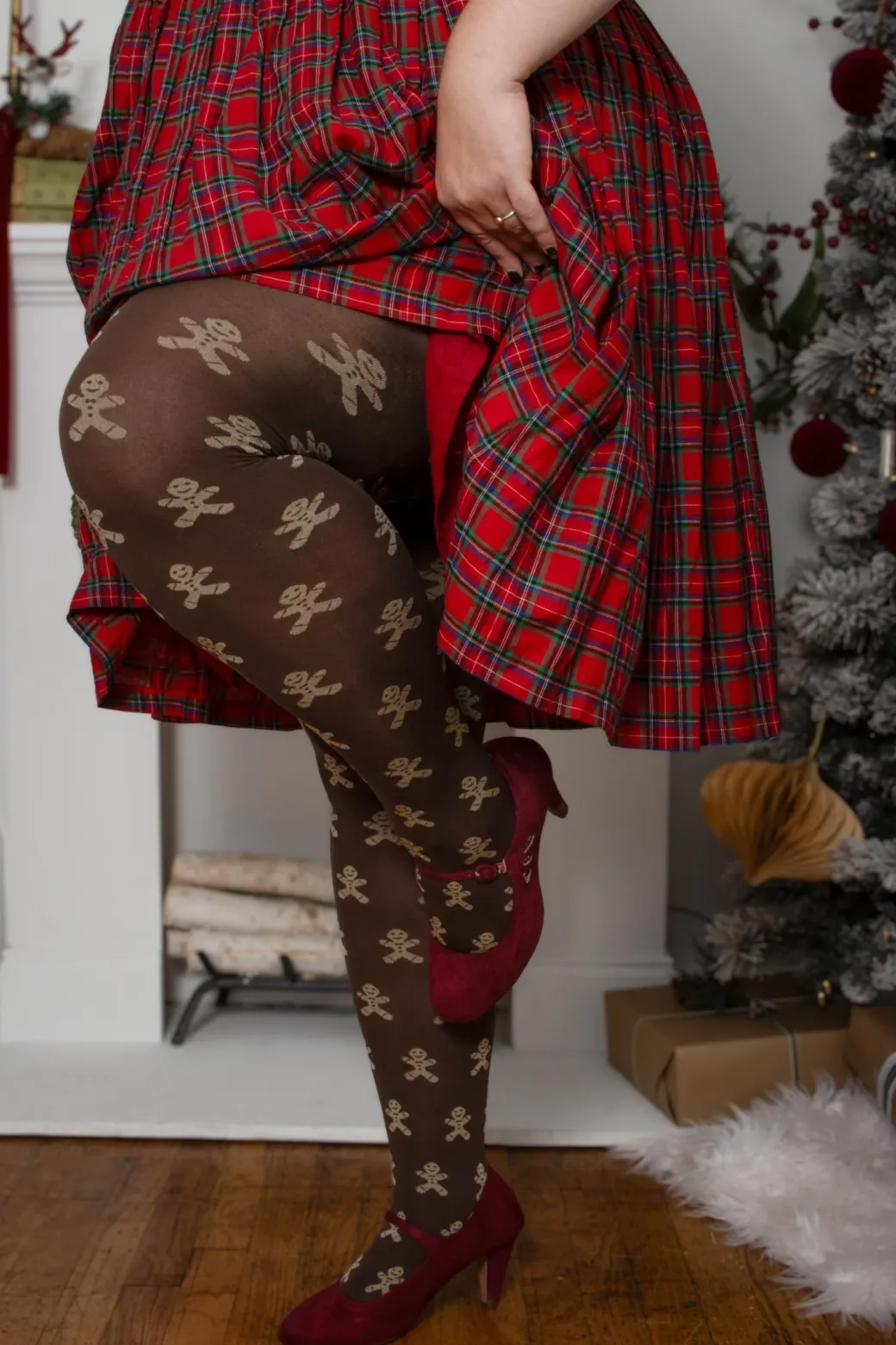 120 Denier Tights - Can't Catch Me - Hot Chocolate
