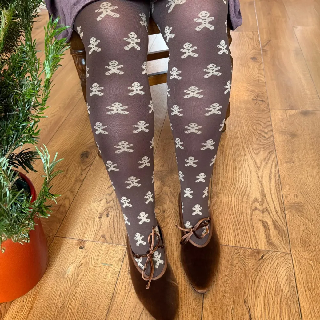 120 Denier Tights - Can't Catch Me - Hot Chocolate